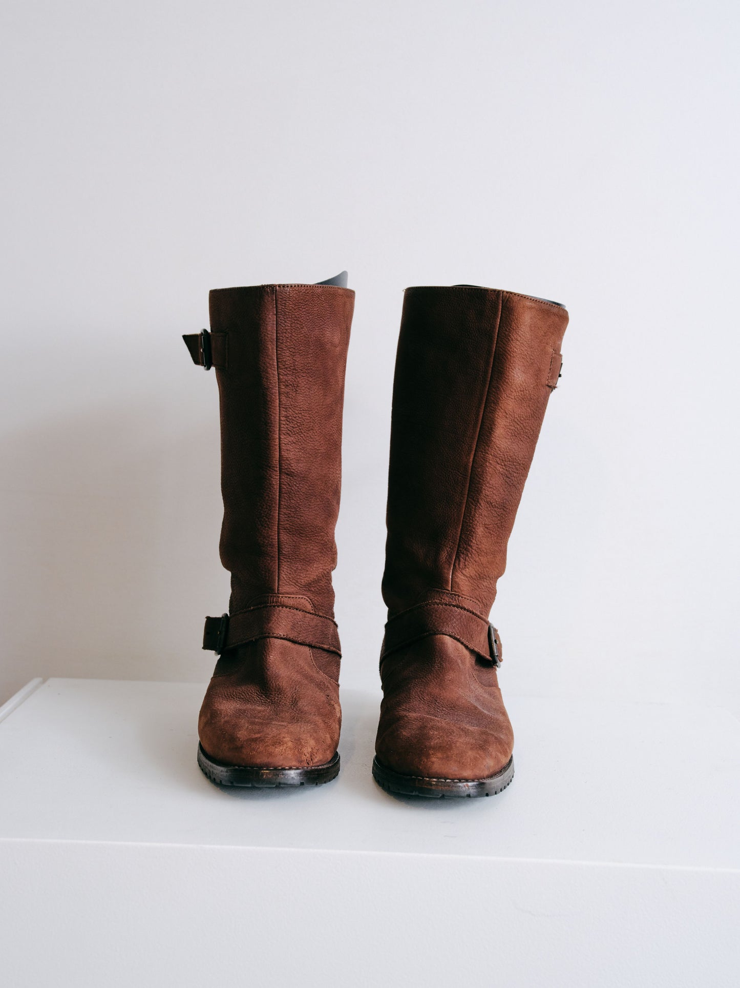 Chocolate Leather Boots