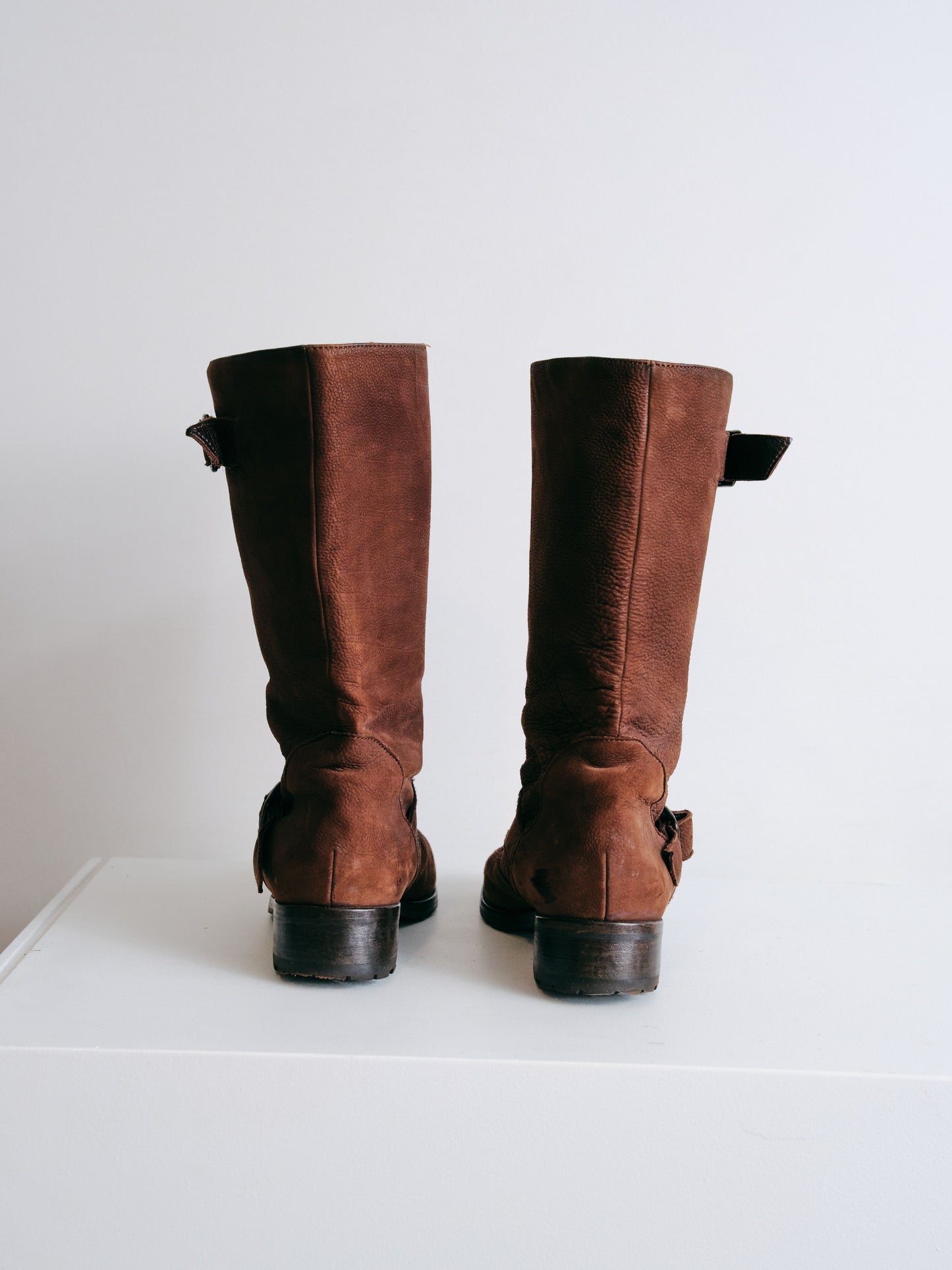 Chocolate Leather Boots