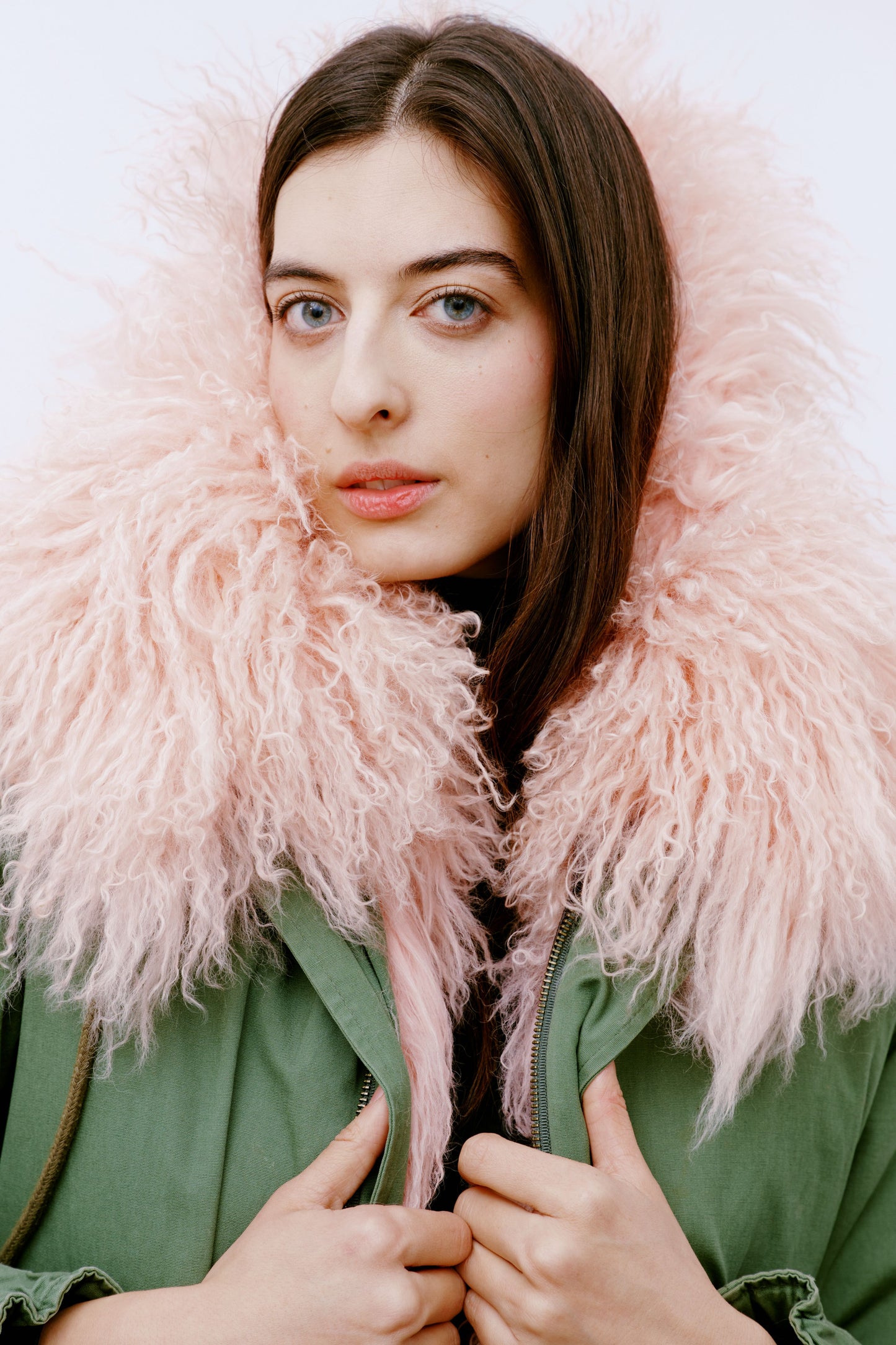 Lightweight Parka with Bubblegum Fur Liner