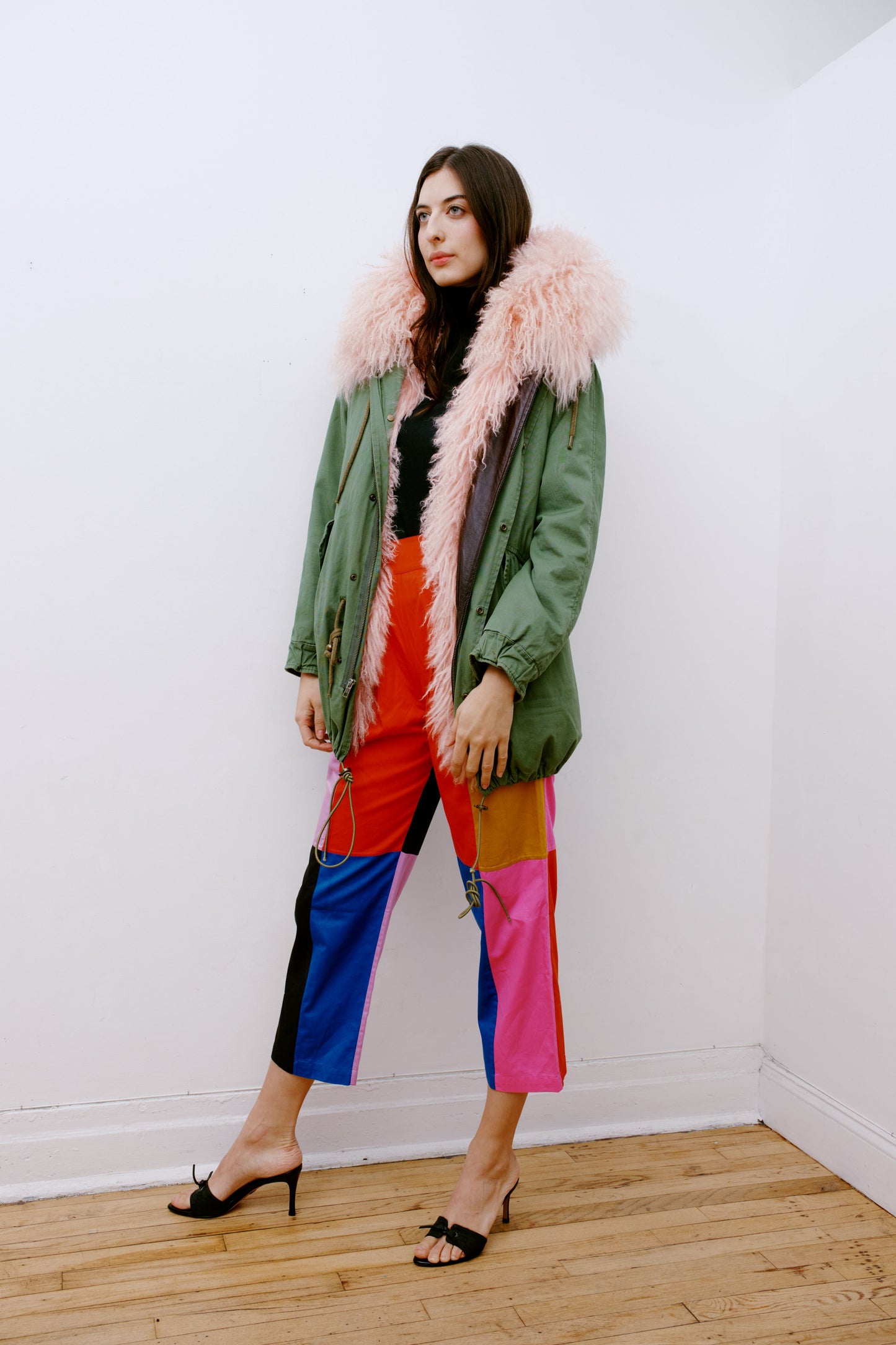 Lightweight Parka with Bubblegum Fur Liner