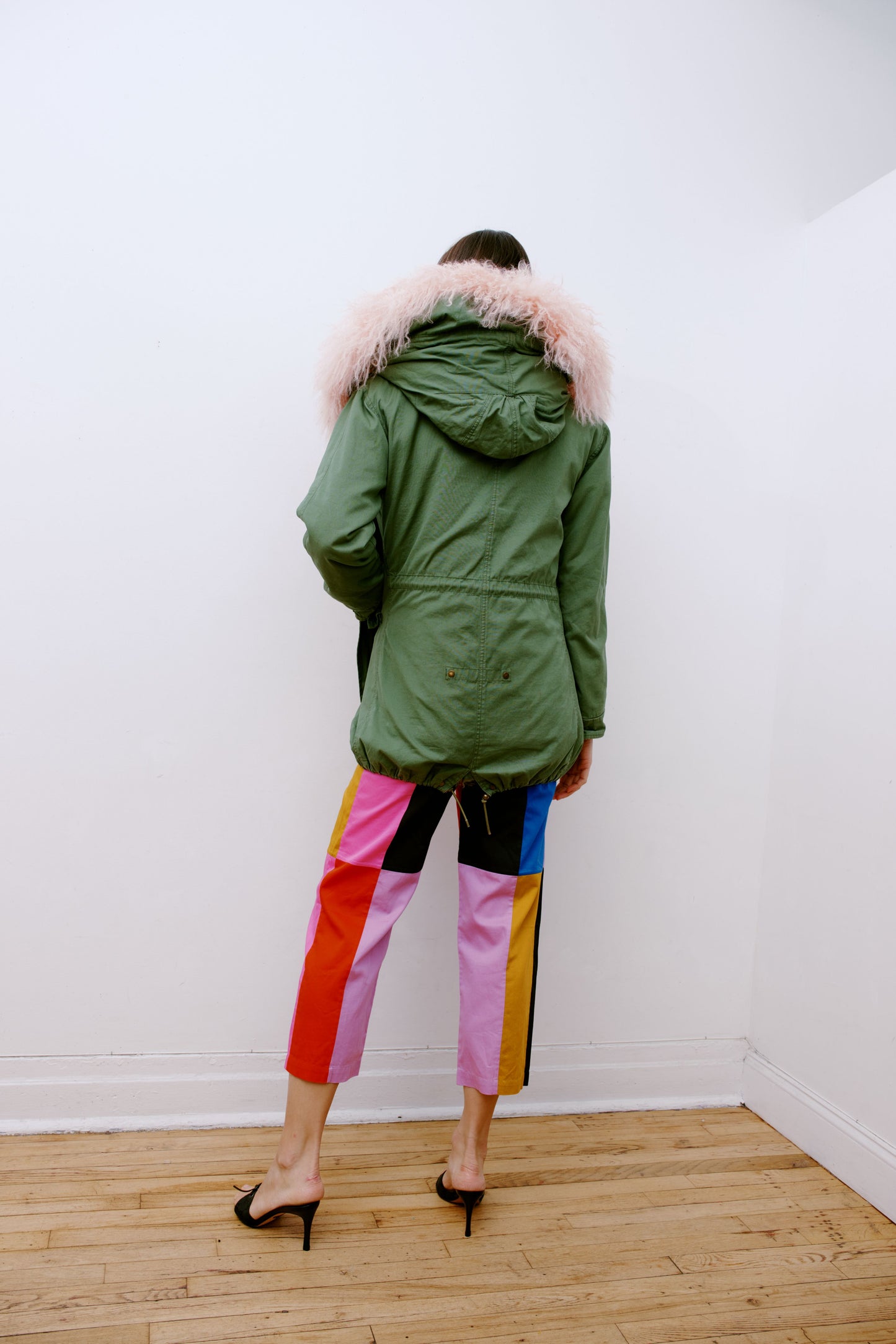 Lightweight Parka with Bubblegum Fur Liner