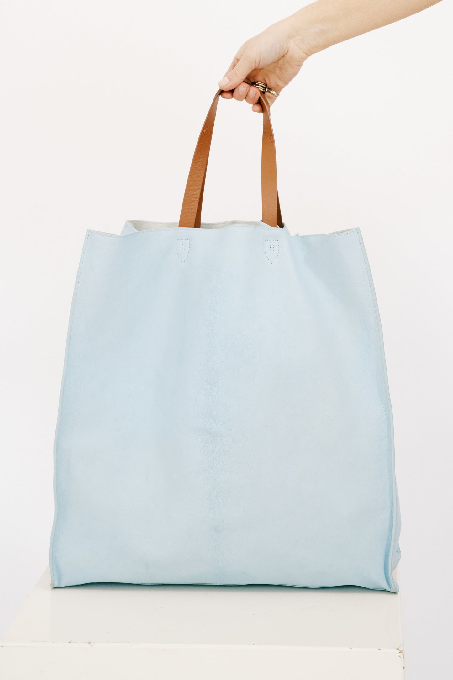 Large Glacial Blue Tote