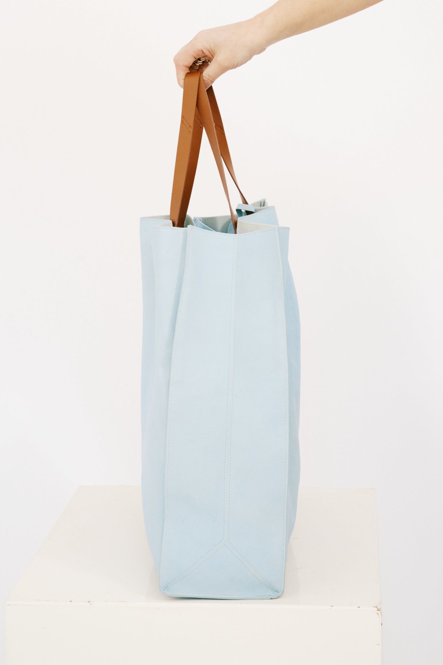 Large Glacial Blue Tote
