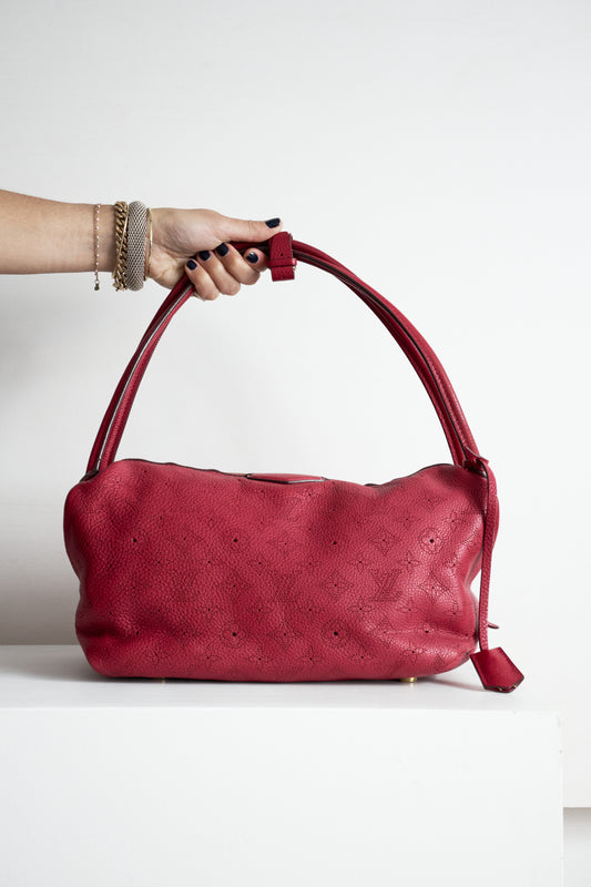 "Mahina Galatea" Framboise Leather Handbag