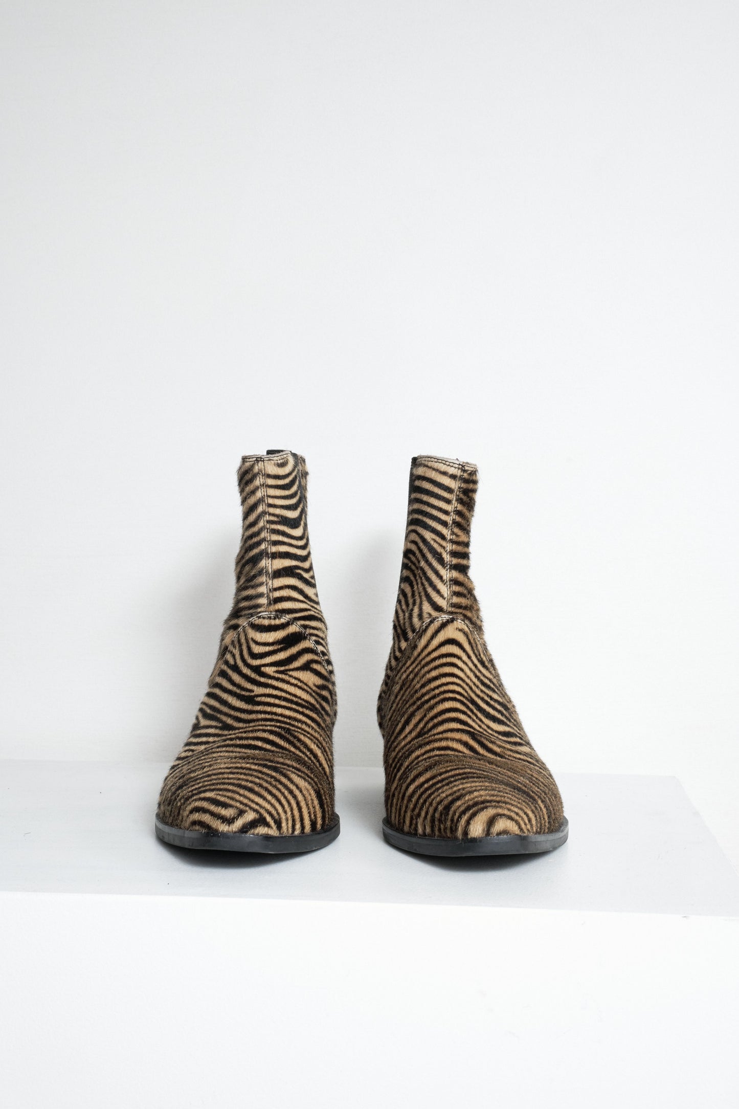 Tiger Stripe Chelsea Boots