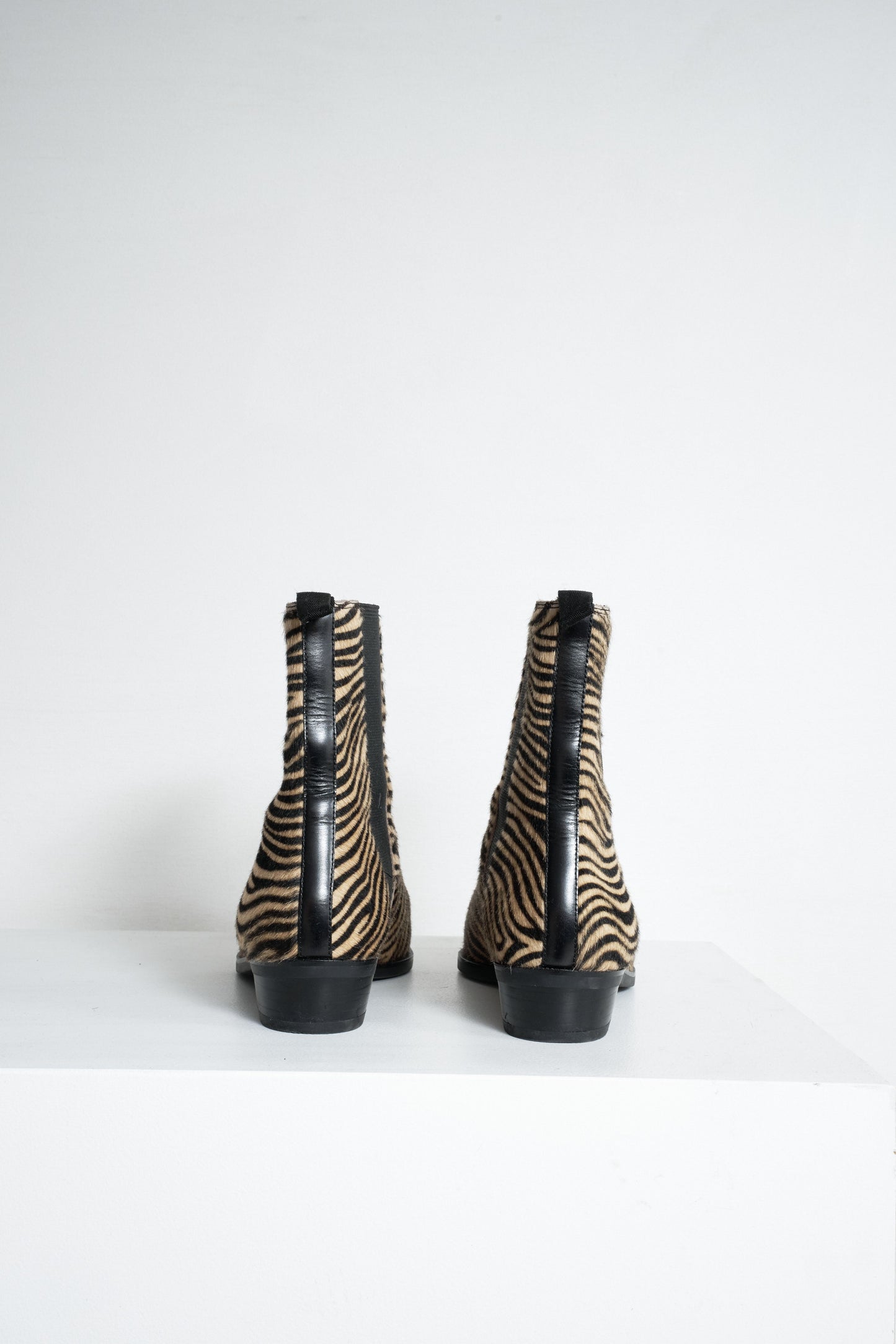 Tiger Stripe Chelsea Boots