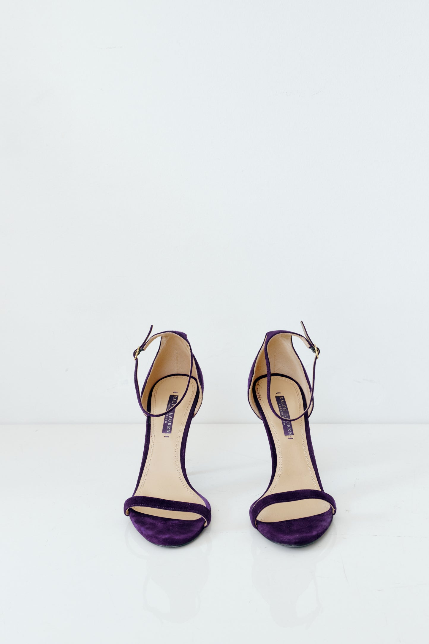 Deep Plum Leather Sandals