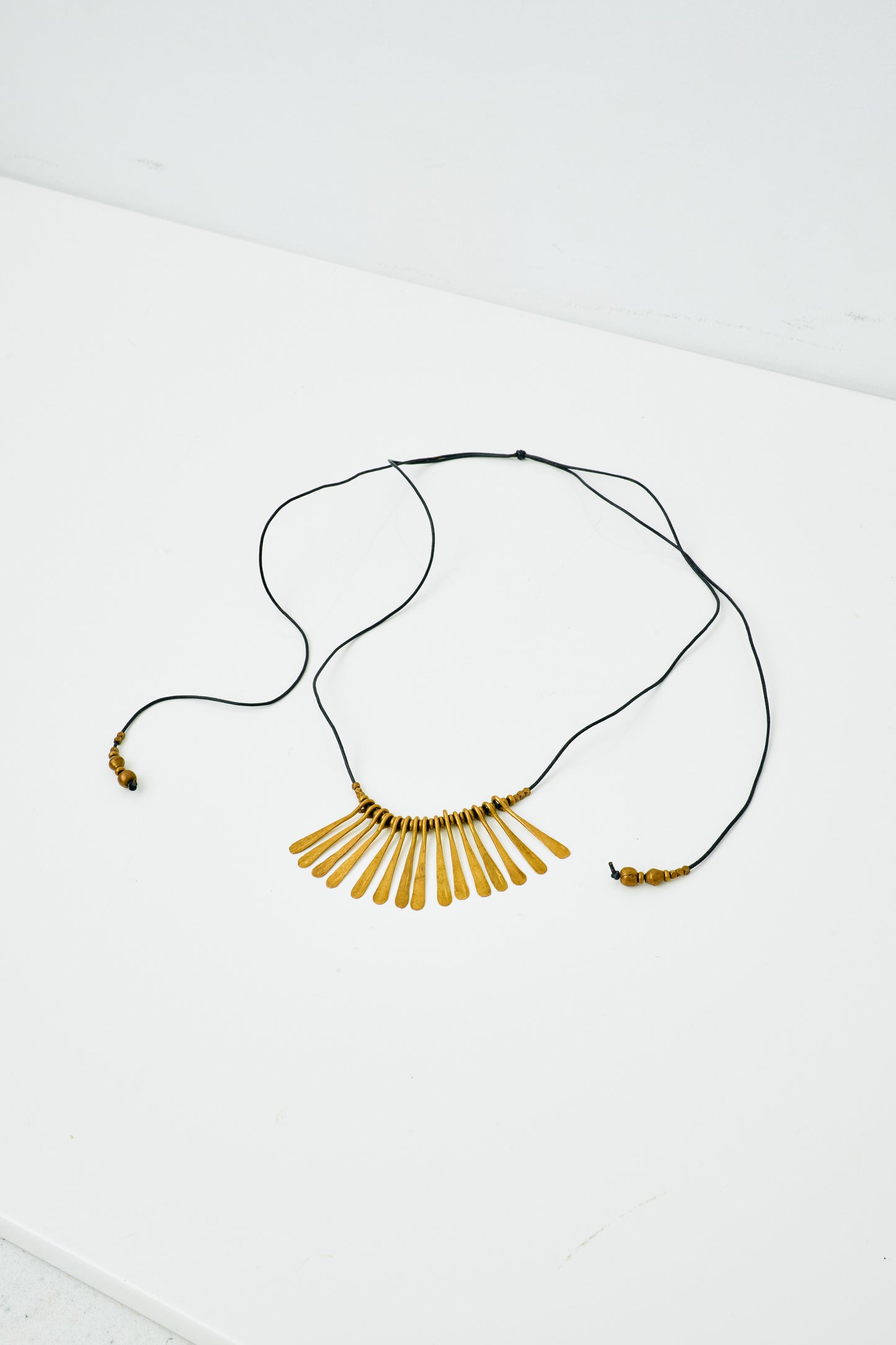 Brass Trim Necklace