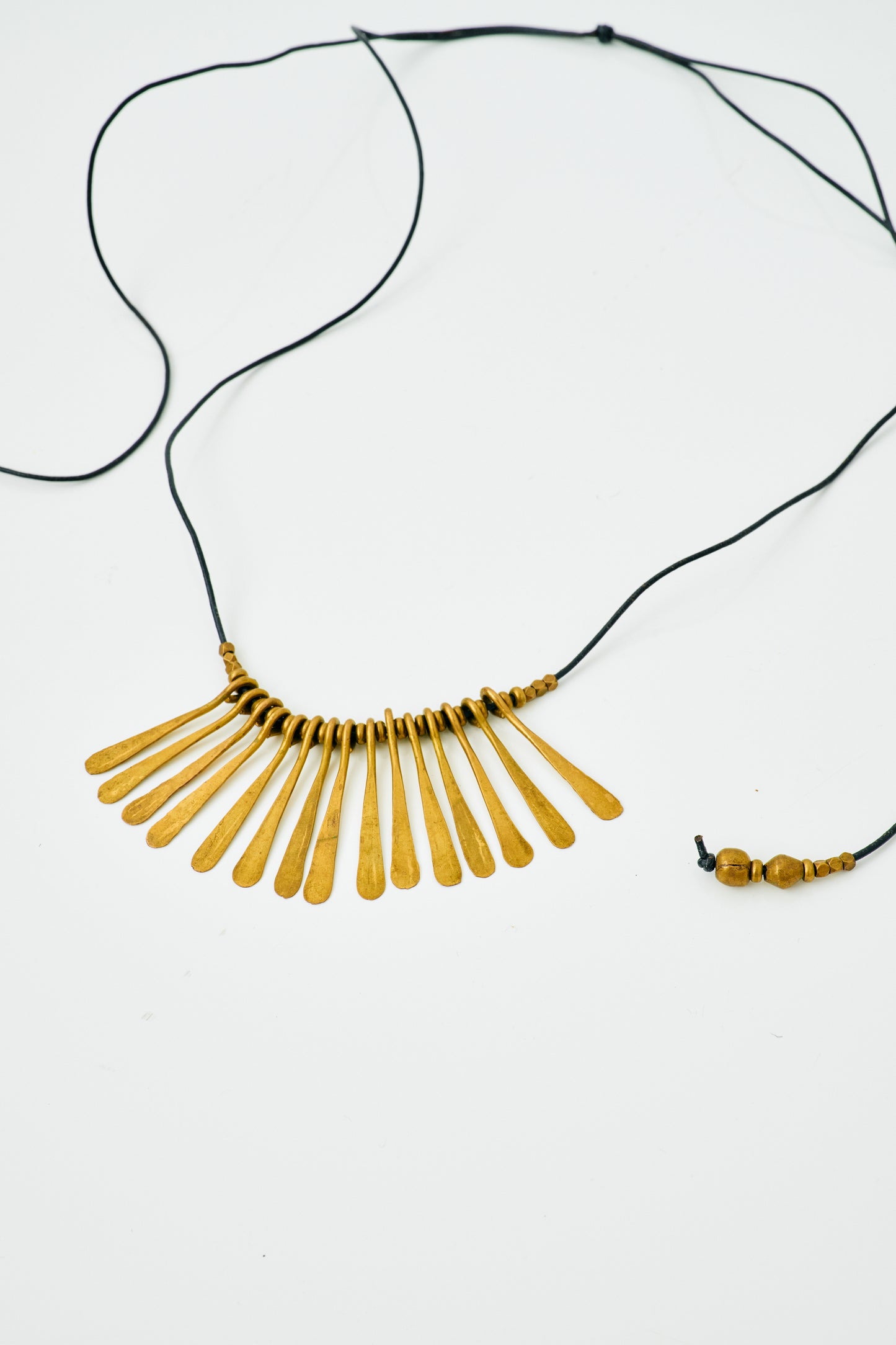 Brass Trim Necklace