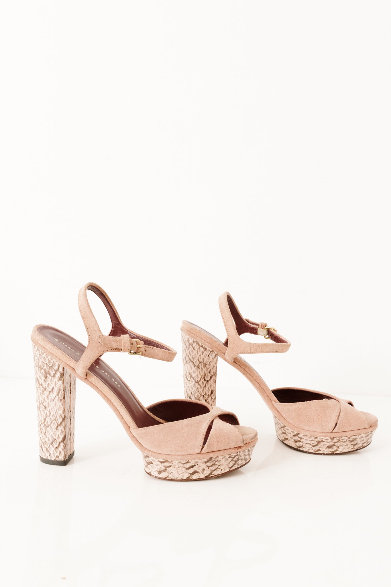 Marc by MJ Pink Suede Sandals
