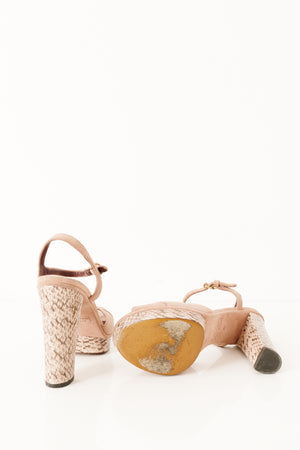 Marc by MJ Pink Suede Sandals