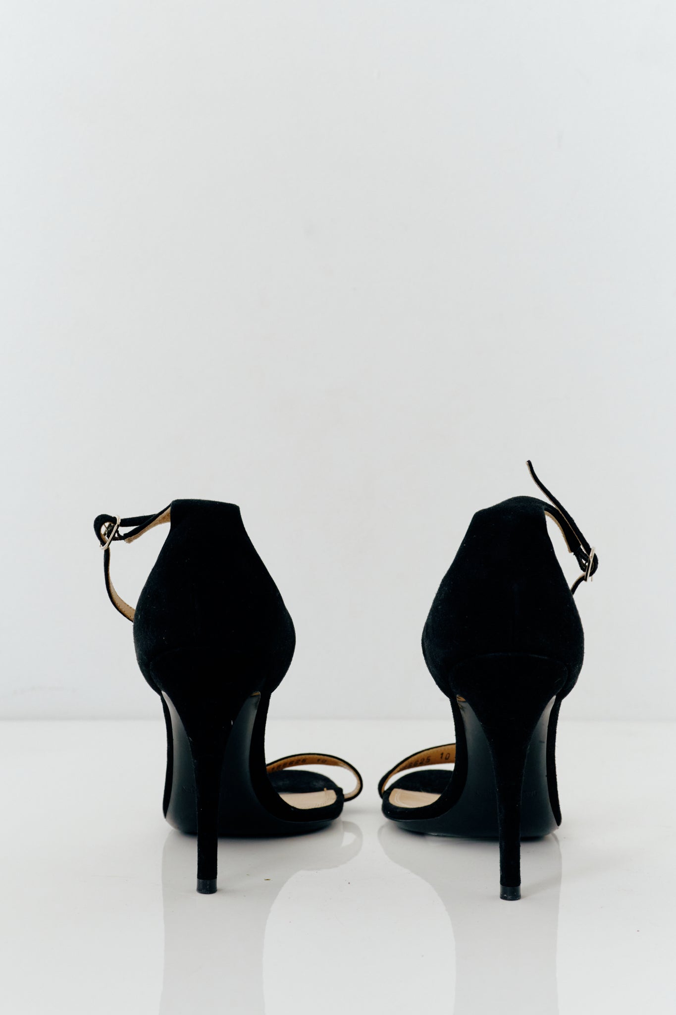 Ralph Lauren Collection Black Suede Heels