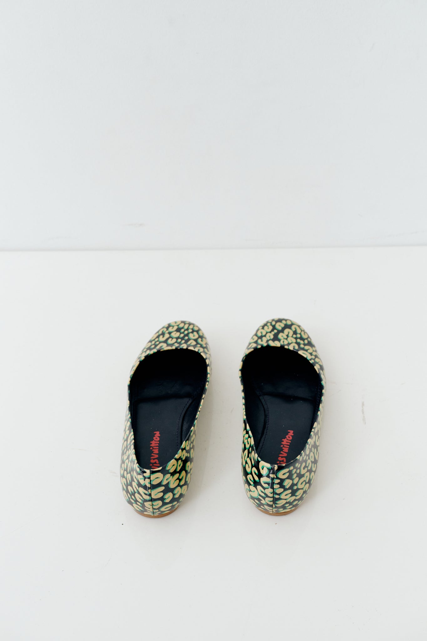 Louis Vuitton Patterned Slip On Flats