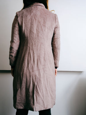 310MOOD French Taupe Alpaca Wool Coat