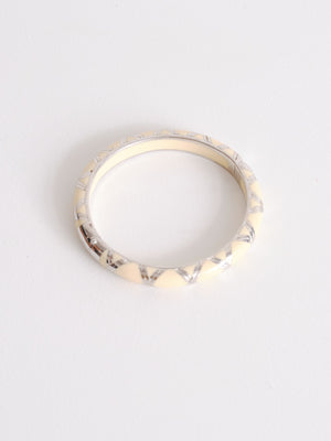 Angelique de Paris Silver Ivory and Sterling Silver Bracelet