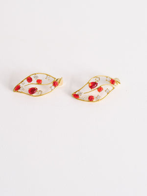 Carolina Herrera Large Tear Drop Post Earring