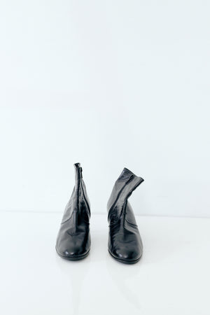 Marc Jacobs Black Leather Booties