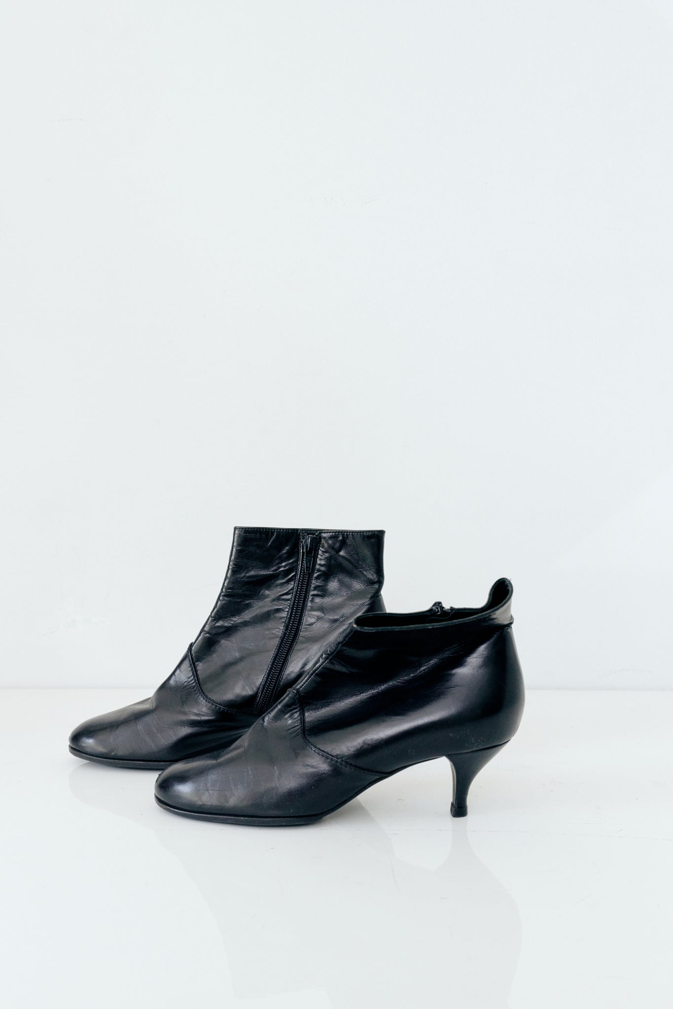 Marc Jacobs Black Leather Booties