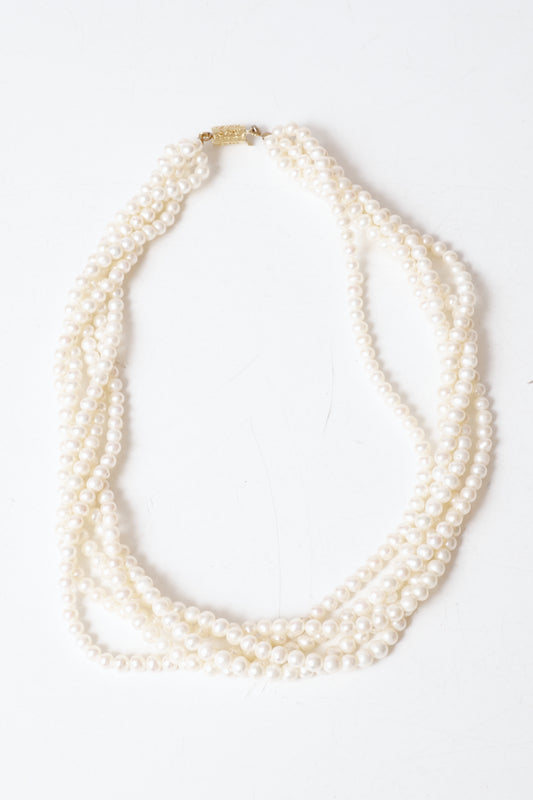 Multi-Strand Pearl Necklace