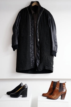Dries Van Noten Black Mohair Blend Jacket