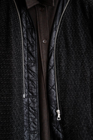 Dries Van Noten Black Mohair Blend Jacket