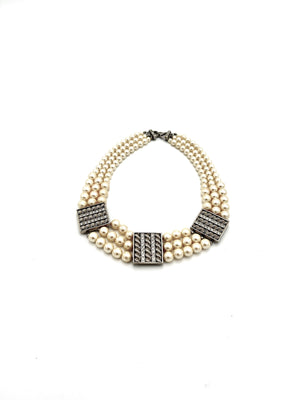 Yamada White Pearl Choker