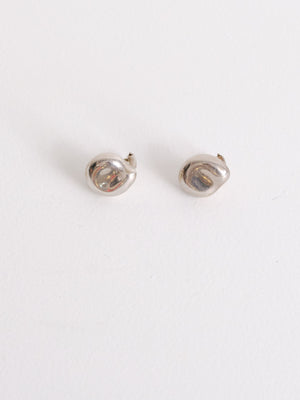 Tiffany & Co. Sterling Silver "Bean" Earrings