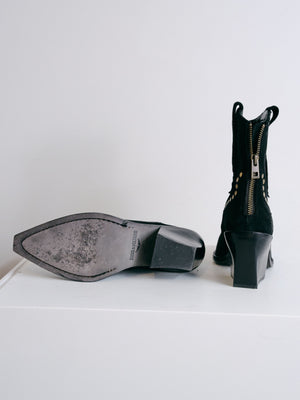 Zadig & Voltaire Suede Cowboy Boots