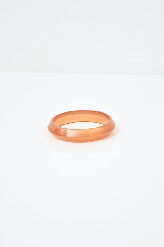 Rust Beveled Acrylic Bangle